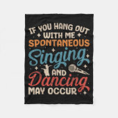 Broadway Musical Theater Nerd Theatre Geek Drama L Fleece Deken (Voorkant)