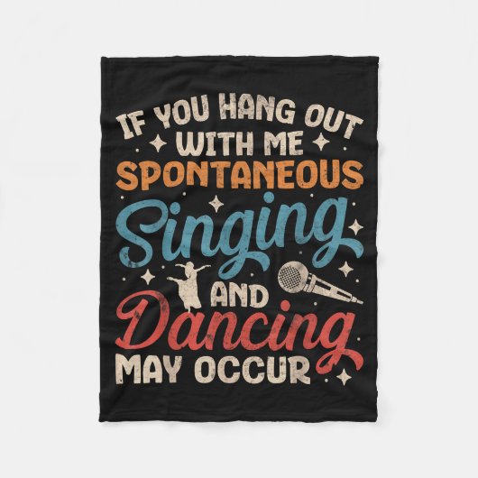 Broadway Musical Theater Nerd Theatre Geek Drama L Fleece Deken (Voorkant)