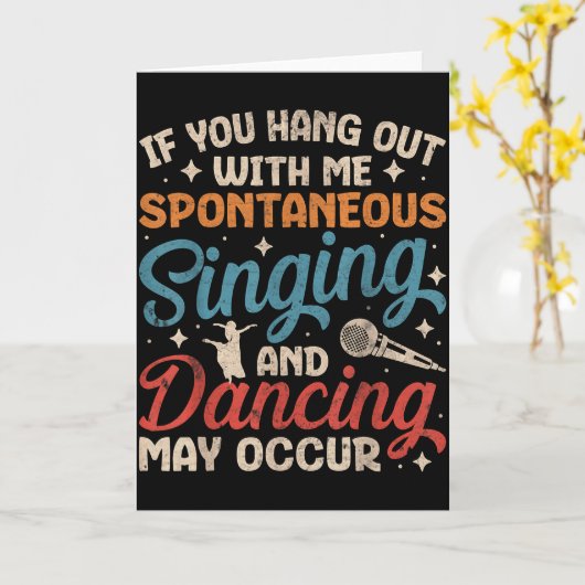 Broadway Musical Theater Nerd Theatre Geek Drama L Kaart (Gele Bloem)