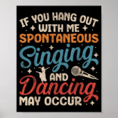 Broadway Musical Theater Nerd Theatre Geek Drama L Poster (Voorkant)