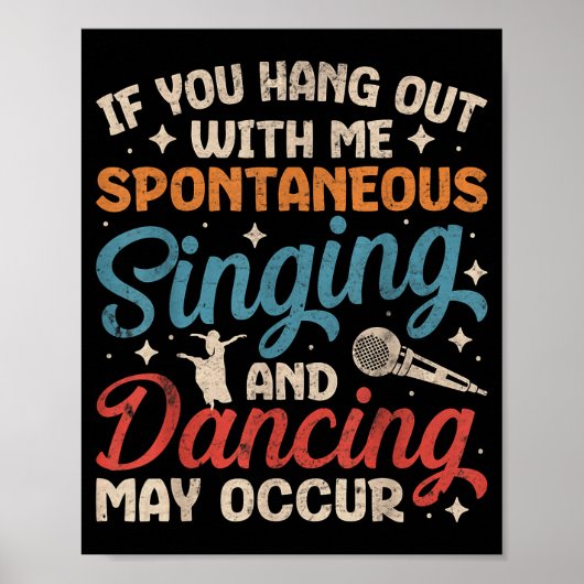 Broadway Musical Theater Nerd Theatre Geek Drama L Poster (Voorkant)