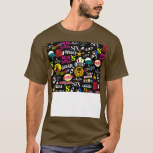 Broadway Musicals Gezichtsmasker T-shirt