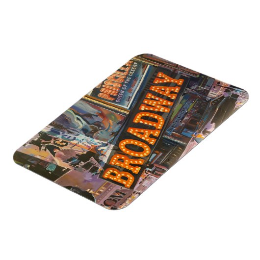 Broadway Neon Lights Magneet (Linkerzijde)