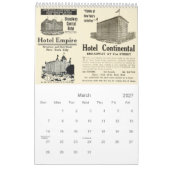 Broadway New York Antiek Cityscape Kalender (Mar 2027)