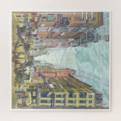 Broadway New York, omstreeks 1885 Legpuzzel (Horizontaal)
