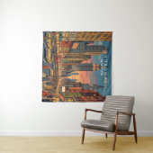 Broadway New York Reis Kunst Vintage Wandkleed (In Situ (horizontaal))