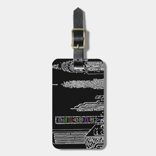 Broadway Nights Bagagelabel (Voorkant verticaal)