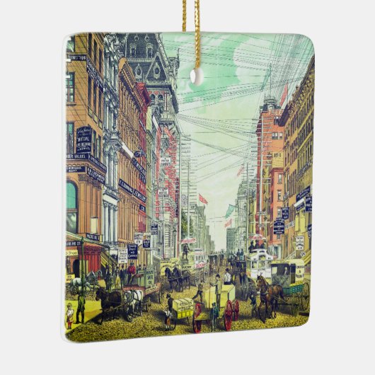  Broadway, NYC (1.880) Keramisch Ornament (Rechts)