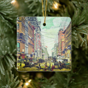 Broadway, NYC (1.880) Keramisch Ornament