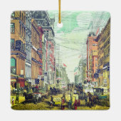  Broadway, NYC (1.880) Keramisch Ornament (Achterkant)