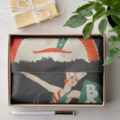 Broadway NYC Great Gatsby Art-kunst Tissuepapier (Geschenk)