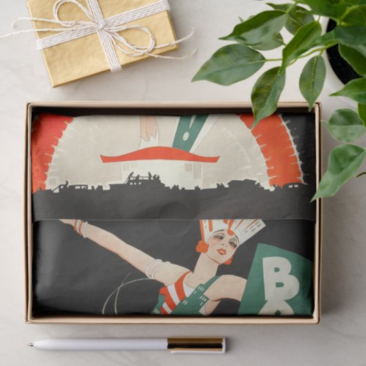 Broadway NYC Great Gatsby Art-kunst Tissuepapier (Geschenk)