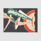 Broadway NYC Great Gatsby Art-kunst Tissuepapier (Voorkant)