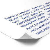 Broadway poster "Little Women" (Hoek)