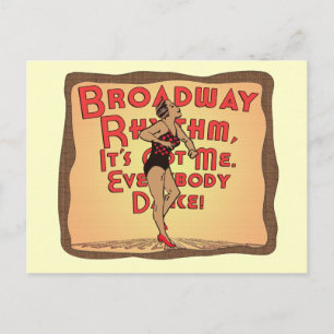 Broadway Rhythm Briefkaart