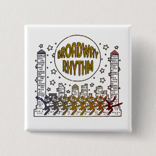 Broadway Rhythm Button