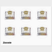 Broadway ritme Stickers (Vel)
