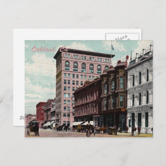 Broadway Street Briefkaart (Voorkant / Achterkant)