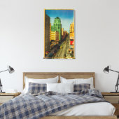 Broadway Street in Los Angeles, CA Canvas Afdruk (Insitu (Slaapkamer))