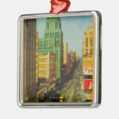 Broadway Street in Los Angeles, CA Metalen Ornament (Links)