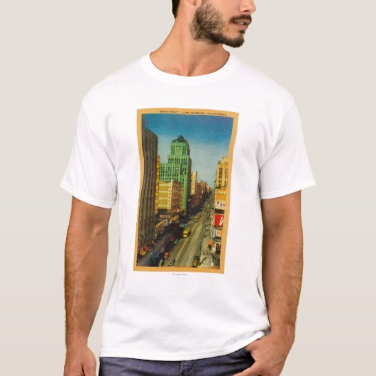 Broadway Street in Los Angeles, CA T-shirt (Voorkant)
