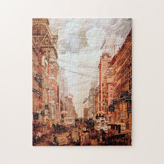 Broadway Street  Puzzel (Verticaal)
