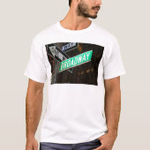 Broadway Street Sign T-shirt (Voorkant)