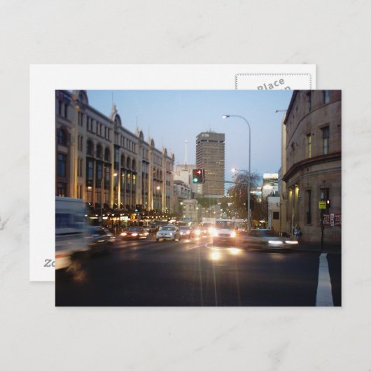 Broadway Sydney Briefkaart (Voorkant / Achterkant)