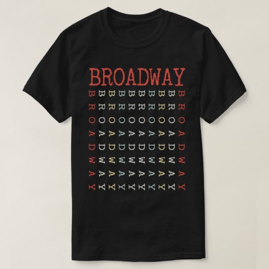  Broadway T-shirt (Design voorkant)