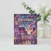 Broadway Tennessee Briefkaart (Staand voorkant)