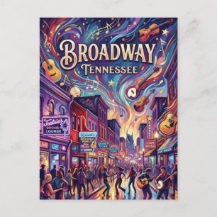 Broadway Tennessee Briefkaart