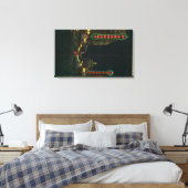 Broadway Theater in Portland op Main Street Canvas Afdruk (Insitu (Slaapkamer))