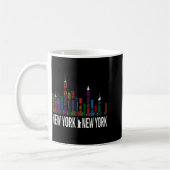 Broadway Theaters New York Skyline  Koffiemok (Links)