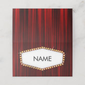 Broadway-themanaam Place Card Plaatskaartje (Buitenkant ongevouwen)