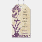  Broadway Ticket Wedding Bedankt Cadeaulabel (Voorkant)