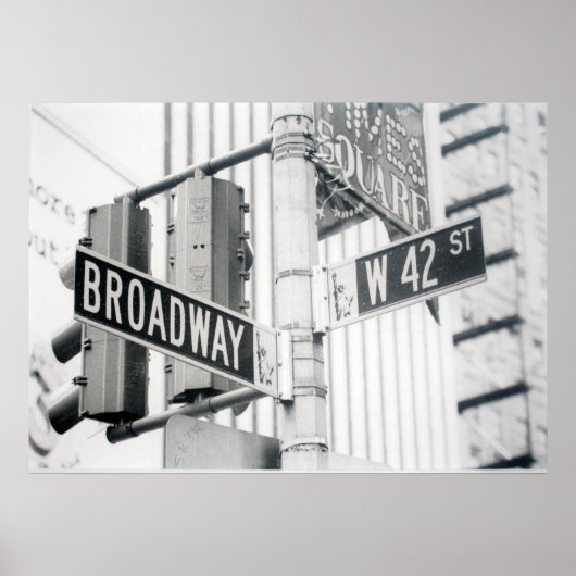 Broadway Times Square Print (Voorkant)