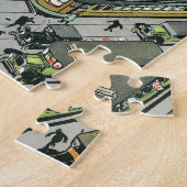 Broadway, Times Square, straten van New York 's na Legpuzzel (Zijkant)