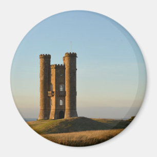 Broadway-toren in de Cotswolds-ronde-magneet Magneet