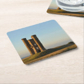 Broadway-toren in het onderzetter Cotswolds (Schuin)