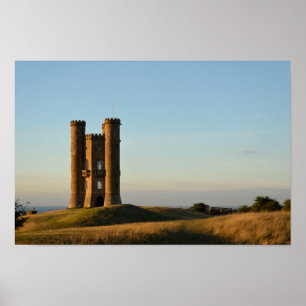 Broadway-toren in het poster Cotswolds