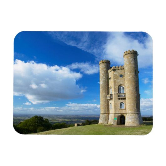 Broadway Tower, bij Broadway, Worcestershire 2 Magneet (Horizontaal)