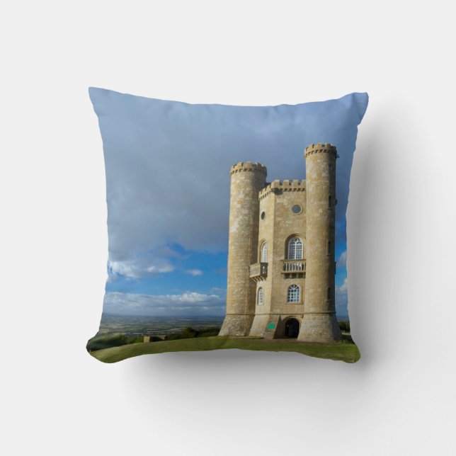 Broadway Tower, bij Broadway, Worcestershire Kussen (Voorkant)