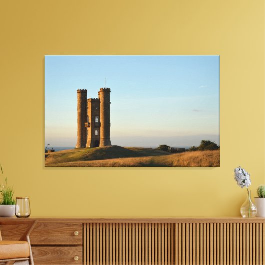 Broadway Tower, Cotswolds canvas print (Insitu (Woonkamer))