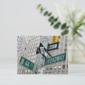 Broadway & vierenveertigste - het Briefkaart van (Staand voorkant)