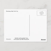 Broadway, Vintage van New York Briefkaart (Achterkant)