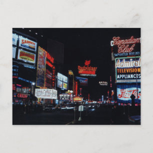 Broadway, Vintage van New York Briefkaart