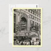 Broadway, Vintage van New York Briefkaart (Voorkant / Achterkant)