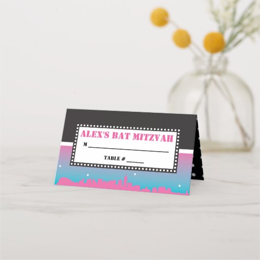 BROADWAY VIP Bar Bat Mitzvah Zitplaatsen Escort Ka Plaatskaartje (Voorkant)