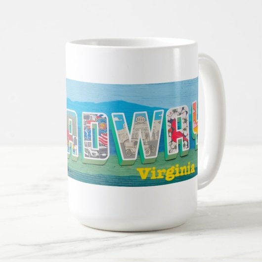 Broadway Virginia Muurschildering Mok