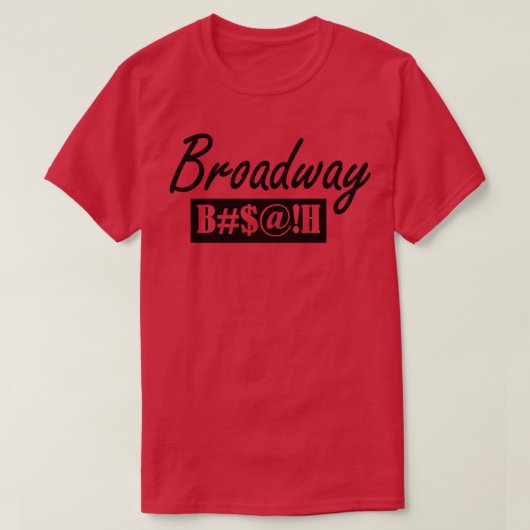 Broadway-vis T-shirt (Design voorkant)